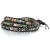 Layered Bracelets for Women Handmade Oriental Agate Meditation