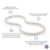 14K Gold White Japanese Akoya Saltwater Cultured Pearl Necklace