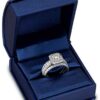 14 Karat White Gold Diamond Ring Engagement