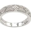 Sterling Silver Diamond Band Ring