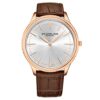 Rose/Brown Stuhrling Original Mens Dress Watch Slim