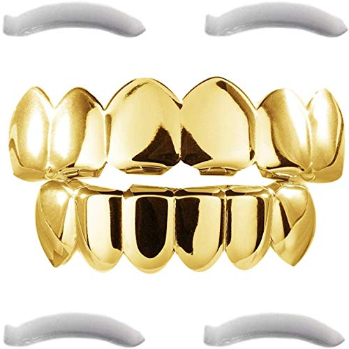24K Plated Gold Grillz for Men and Women