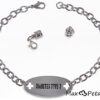 Medical Alert ID Identification Bracelet Magnetic Clasp