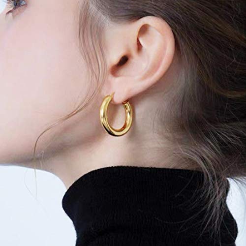 sovesi Gold Hoop Earrings for Women