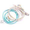 RIOSO 22 Pcs Wave Strand Bracelet Set
