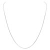 Italian Sterling Silver 1mm Sturdy Box Chain Necklace