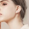 Leaf Wrap Earrings Sterling Silver Leaves Ear