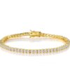18K White Gold Classic Tennis Bracelet