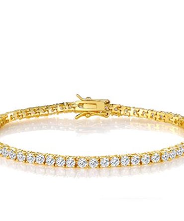 18K White Gold Classic Tennis Bracelet