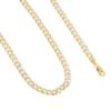 Nuragold 14k Yellow Gold 7mm Cuban Chain