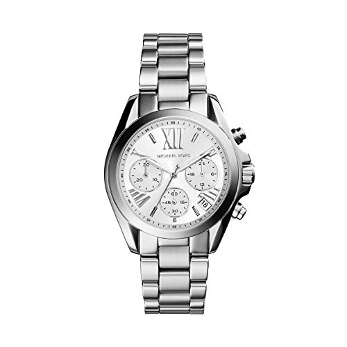 Michael Kors Women's Mini Bradshaw Silver-Tone Watch