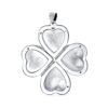 Vintage Style Engraved Four Way Multiple Photo Heart Lockets