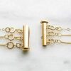 Layered Necklace Spacer Clasp & 6 Sizes Double Head
