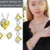 Leafael Infinity Love Heart Pendant Necklace