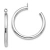 14k White Gold Hoop Earrings Jackets