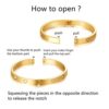 Christmas Gift MVCOLEDY Jewelry Gold /White Gold Plated Bracelet