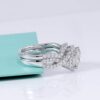 Platinum Engagement Ring Bridal Set 2