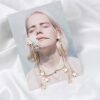 Gold Long Shooting Star Drop Earrings Lucky Star Pendant
