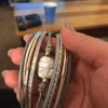 GelConnie Baroque Pearl Leather Cuff Bracelet