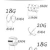 Cuff Helix Cartilage Clip On Wrap Earrings Fake Nose Ring