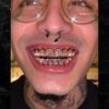 14k Gold Finish Silver Real Baguette Grills for Teeth