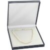 THE PEARL SOURCE 7-8mm AAA Quality Round White Pearl Necklace