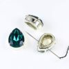 Rhinestone Green DONGZHOU 82 pcs Blue Zircon Mixed