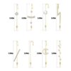 Hypoallergenic Piercing Gold Ear Cuffs Crawler Hook Earrings