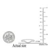 Dazzlingrock Collection 0.12 Carat (ctw) Round White Diamond Ladies