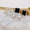 32 Pairs Assorted Stainless Steel Stud Earrings for Women