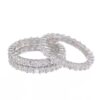 Cubic Zirconia All-Round Band Stacking Ring Set – A Versatile Fashion Statement