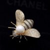 Bee Brooch Animal Fashion Shell Pearl Brooch Pin