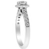1ct Cushion Halo Diamond Engagement Ring