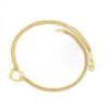 Ross-Simons 14kt Yellow Gold 2-Strand Heart Center Anklet
