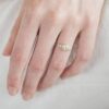 Huxindao Vintage Ring Gold Plated Engagement Ring