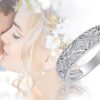 Sterling Silver Diamond Band Ring