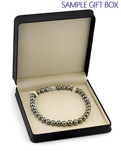 THE PEARL SOURCE 14K Gold 9-11mm Baroque Genuine Black