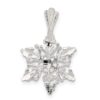Snowflake Pendant Charm Necklace Winter Fine Jewelry
