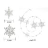 Shan-S Christmas Crystal Acrylic Snowflake Gems