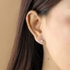 Boma Jewelry Sterling Silver Little Bird Stud Earrings