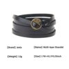 Punk Leather Bracelet: Unleash Your Inner Warrior with this Adjustable Multi-Layered Wristband for Men and Women