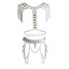 Chain Women Waist Vest Harness Shoulder Jewelry Kit