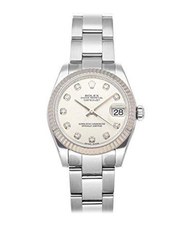 Rolex Datejust Mechanical Silver Dial Womens Watch