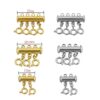 Layered Necklace Spacer Clasp, 6 Pieces
