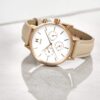 Embrace Celestial Elegance with MVMT NOVA Luna Chronograph - A 38MM Dual Timezone Analog Watch