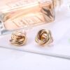 YADOCA 4 Pairs Clip Earrings for Women Fashion Rose