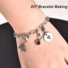 JIAYIQI 10Pcs Chain Bracelets for Jewelry Making