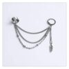 Vintage Tassel Ear Cuff Crawler Climer Earring Multi Layered Chain Drop