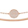SWAROVSKI Women's Ginger Rose-gold Finish Bangle Bracelet