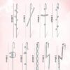 Zirconia Ear Climber Cuffs Crawler Hook Earrings